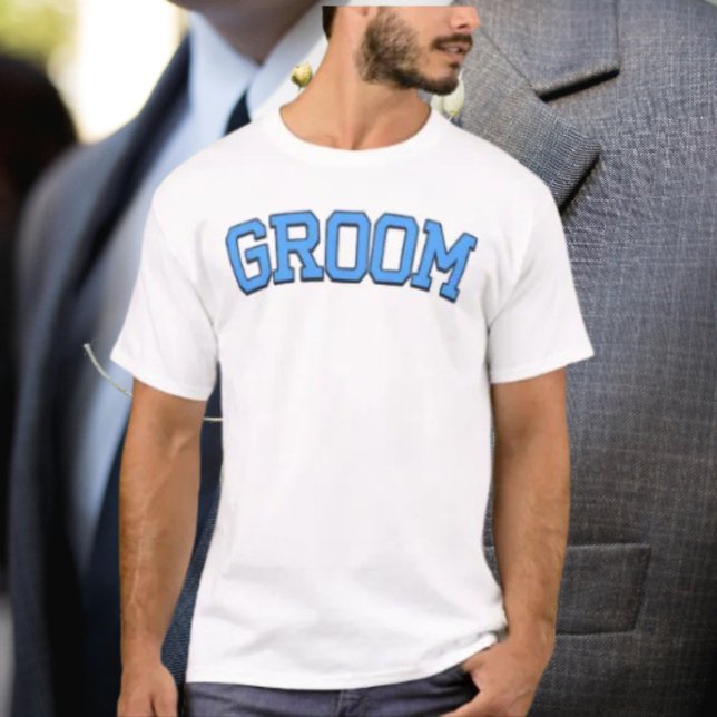 T-shirt GROOM – Police College Fonte Mariage & Enterrement (Créateur téléchargé)