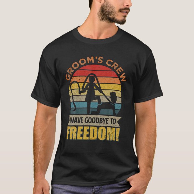 T-shirt Groom s Crew Groom Groomsmen Bachelor Party T Shir (Devant)