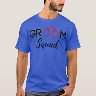T-shirt Groom Squad Groomsmen Fête de Mariage Cadeaux