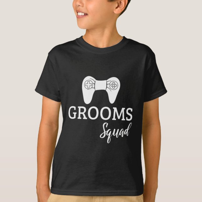 T-shirt Groom Squad Mariage Bachelor Party de mariage F (Devant)
