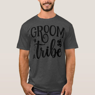T-shirt Groom Tribe Correspondant jolie Flèche Coeur Maria