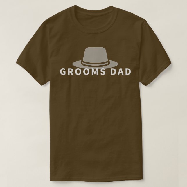 T-shirt Grooms Dad Wedding Party Father Of The Groom Groom (Design devant)