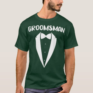 T-shirt Groomsman Funny Mariage Party I Do Crew Groom Squa