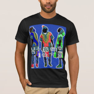 T-shirt Groove Kings : Silhouettes afrocentriques Vintages