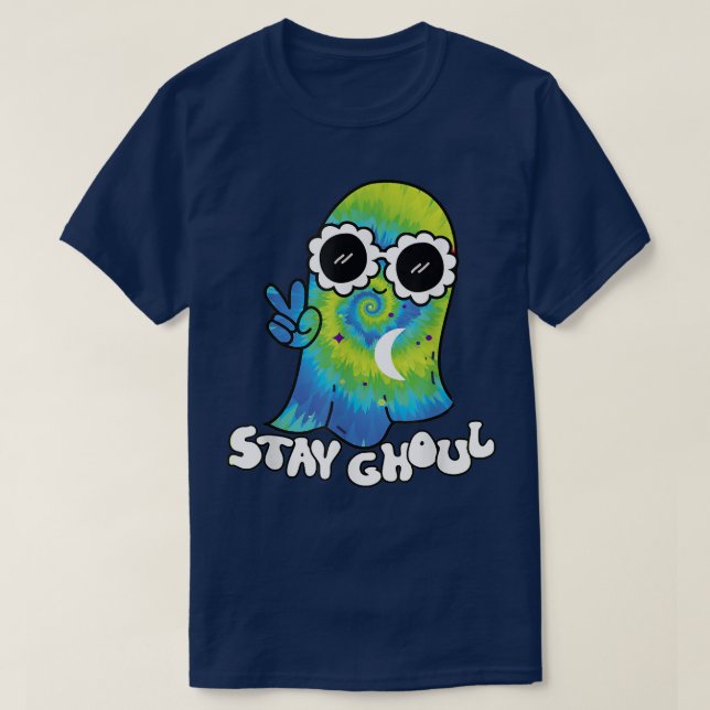 T-shirt Groovy Ghost Stay Ghoul (Design devant)