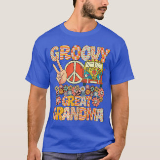 T-shirt Groovy Great Grandma Retro Matching Family Baby Sh