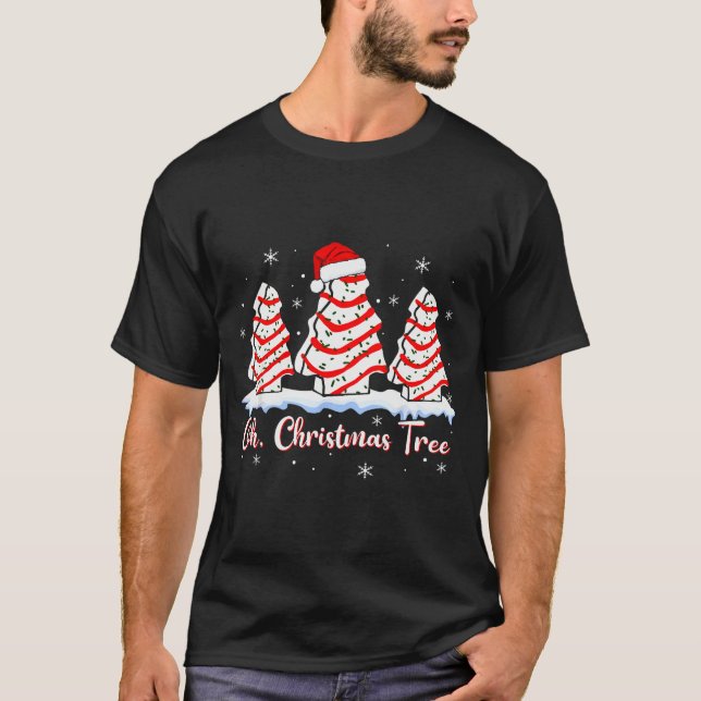 T-shirt Groovy Oh Christmas Tree Cakes Debbie Beckey Jen C (Devant)