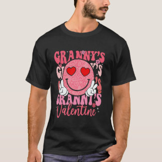 T-shirt Groovy Smile Face Granny's Valentine Daughter Niec