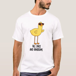 T-shirt Gros Canard Et Belle Chatte Animale Drôle