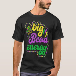 T-shirt Gros Carnaval d'énergie perle Mardi Gras Costume H