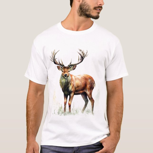 T-shirt Gros Cerf Raté (Devant)