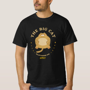T-shirt Gros chat