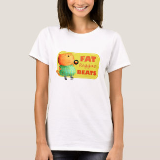 T-shirt Gros chat gras gras de reggae