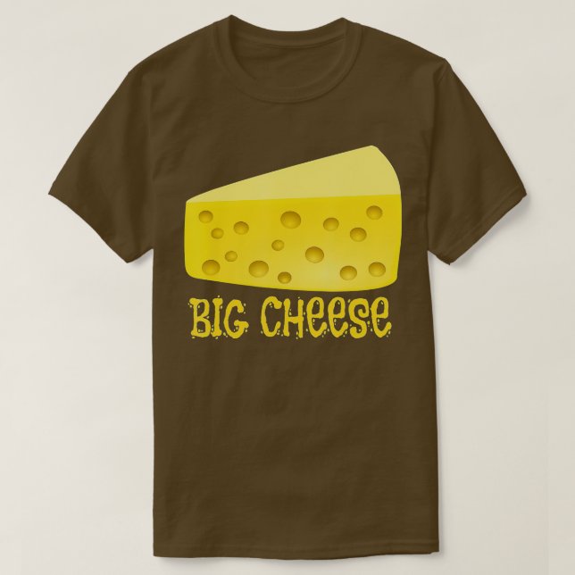 T-shirt Gros Cheese PDG Chef patron Propriétaire drôle cad (Design devant)
