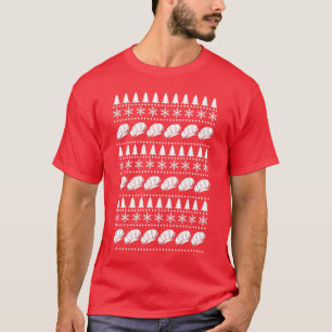 T-shirt Gros Chef Vilain Jumper de Noël Imprimer