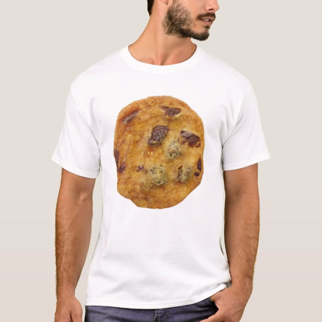 T-shirt Gros Cookie De Chip Chocolat Pour Anniversaire, Co (Devant)