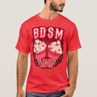 T-shirt Gros délicieux muffins aux fraises