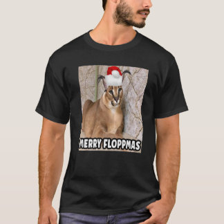T-shirt Gros Floppa de Noël