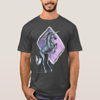 T-shirt Gros licorne blanche
