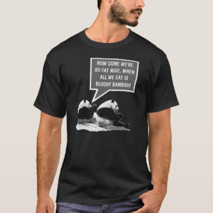 T-shirt Gros panda drôle