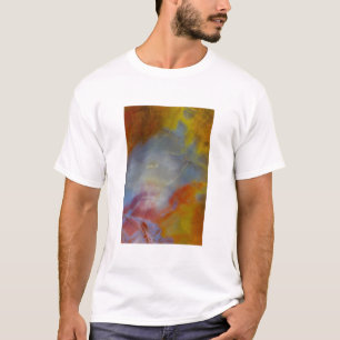 T-shirt Gros plan de bois petrifié Abstrait