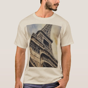 T-shirt Gros plan Tour Eiffel Paris Love City Travel