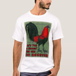 T-shirt Gros Rooster Rouge