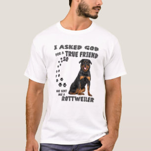 T-shirt Gros Rottweiler Dit Maman, Costume de papa Rottie,