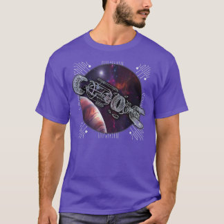 T-shirt Gros vaisseau spatial Galay séparé en partie de na