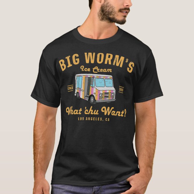 T-shirt Gros vers crème glacée Ce que Chu veut _1 (Devant)