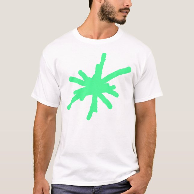 T-shirt Grosse étincelle - Vert menthe (Devant)
