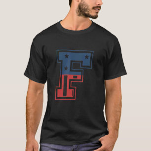 T-shirt Grosse lettre F