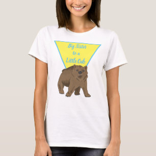 T-shirt Grosse soeur Grizzly Bear Cub