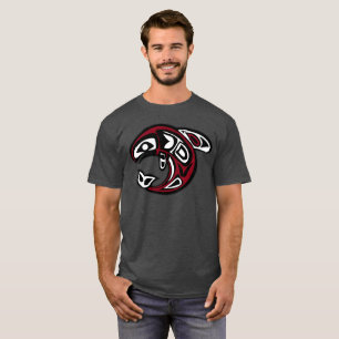T-shirt Grosse tueuse de totem de tatouage de la tribu Hai