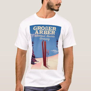 T-shirt Großer Arber, Arberland, ski allemand bavarois