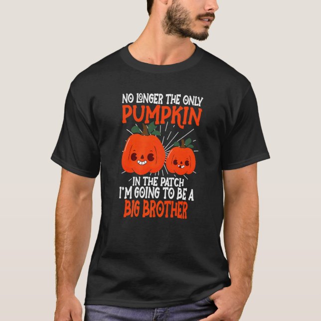 T-shirt Grossesse Ce Petit Citrouille Va Être Un Gros (Devant)