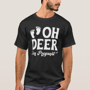 T-shirt Grossesse dire Oh Deer Je suis enceinte