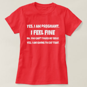 T-shirt Grossesse drôle Faire-part Nouvelle maman Je suis