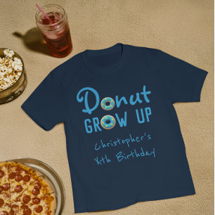 T-shirt Grossissement des beignes à l'anniversaire