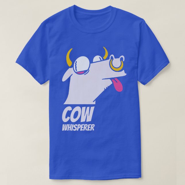 T-shirt Grossiste de vache Funny Farmer (Design devant)