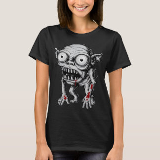 T-shirt Grotesque gobelle aux mains sanglantes