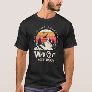 T-shirt Grotte de vent South Dakota Randonnée dans la natu
