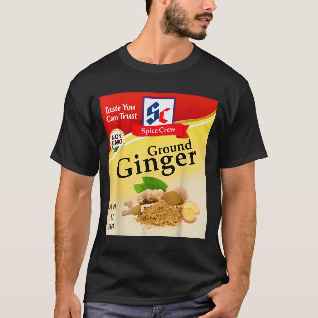 T-shirt Ground Ginger Condiment Costume Holiday Sce Costum (Devant)