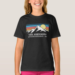 T-shirt Groupe Camping familial sur mesure