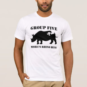 T-shirt Groupe cinq de la conception 5