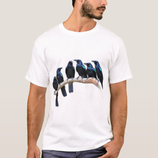 T-shirt Groupe de corneilles - Faune énigmatique