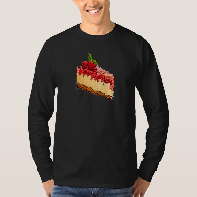 T-shirt Groupe de couples gâteau au fromage framboise Hall (Devant)