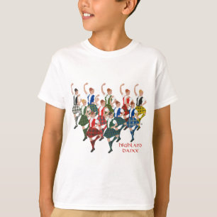 T-shirt Groupe de danse highland écossaise