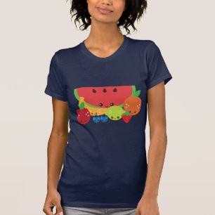 T-shirt Groupe de fruits de Kawaii