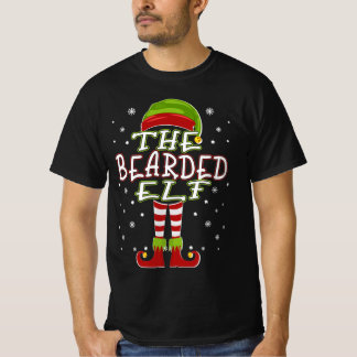 T-shirt Groupe de jumelage de famille Elf à épaulettes 202